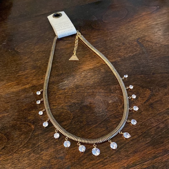 Anthropologie Jewelry - COPY - Anthropologie, serefina gold chain / crystal necklace, NWT!!
